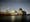 The Loujaine, a ship permanently docked in the Gowanus Bay, at dusk.