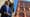 Two images: on the left, Mayor Eric Adams wears a suit and speaks to a crowd. On the right, an exterior of 644 Broadway, wher