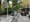 A view looking West on 21st Street, with Gramercy Park on the far left, and the Citi Bike rack sitting on 21st Street, with t
