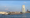 A garbage barge on the East River.