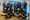 Googlers participating in the NYC office sit-in to protest Project Nimbus.